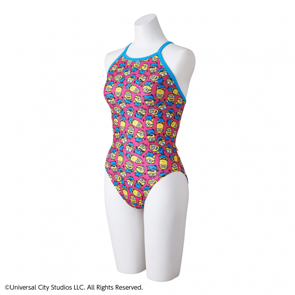 ミズノ ジュニア(キッズ・子供) 水泳 競泳水着 競泳練習用【ミニオン