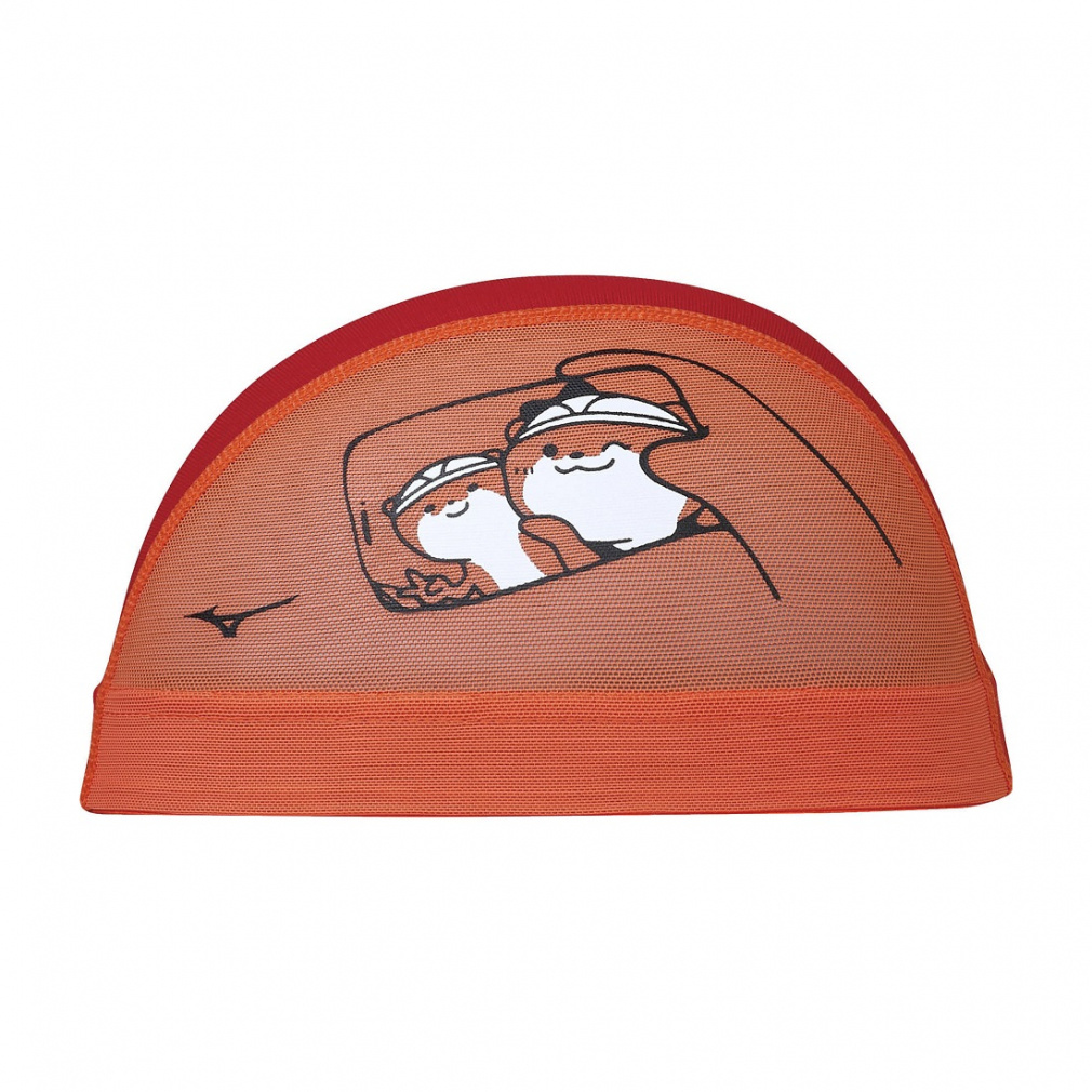 メッシュキャップ(オレンジ-M)