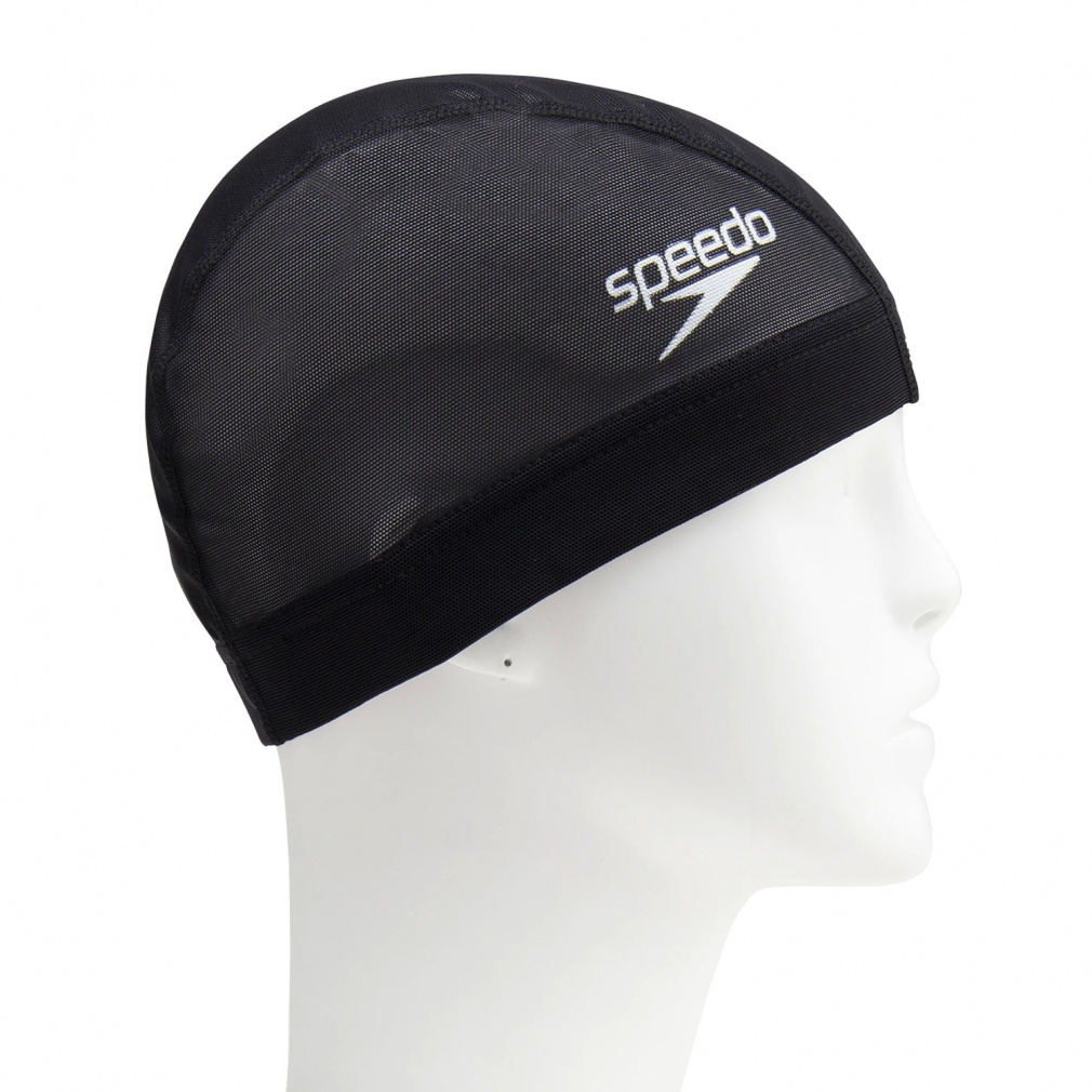 comme des garcon speedo スイミングキャップ 黒 スピード スイミングキャップ LOGO MESH CAP SE12050 水泳 キャップ