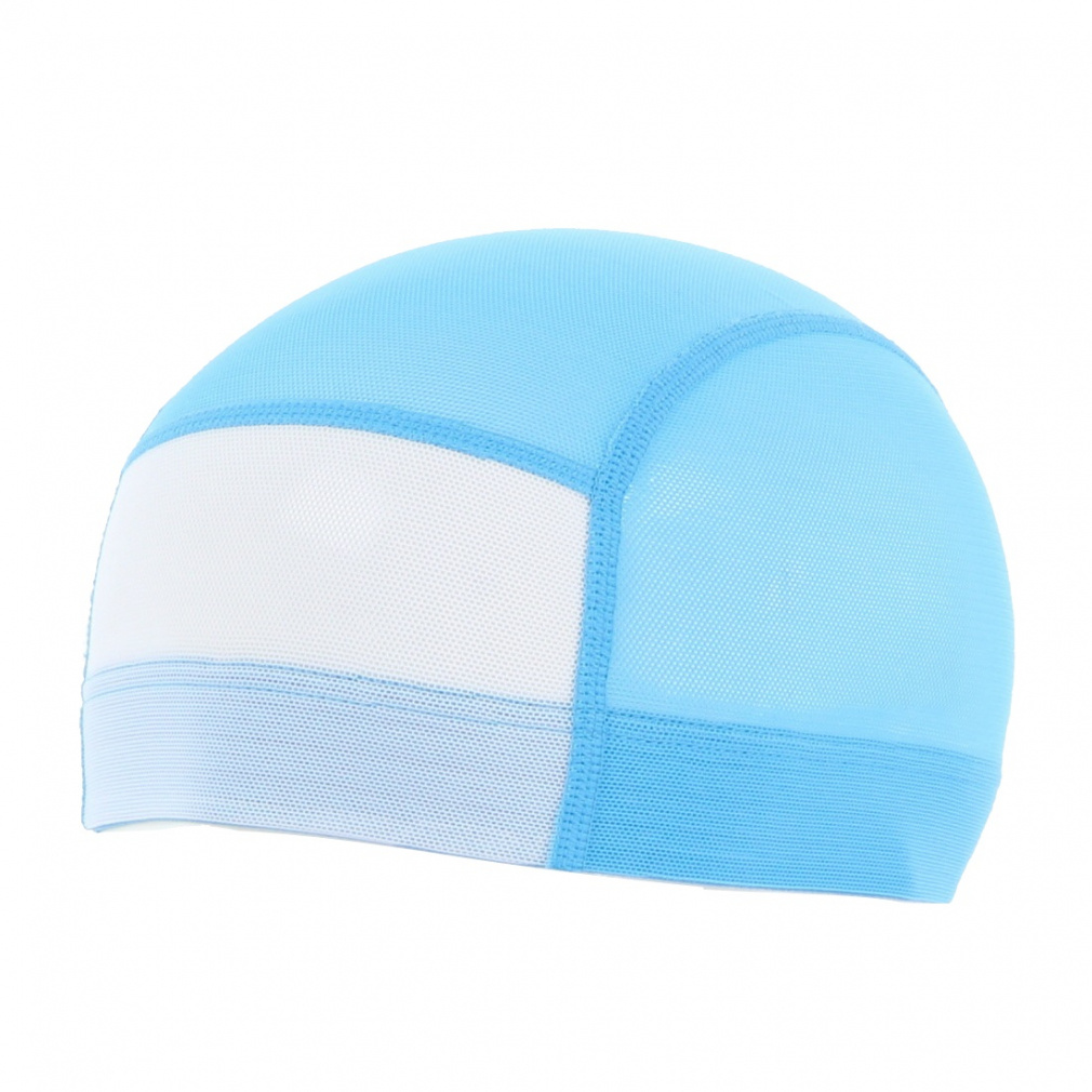 Jネーム入りメッシュスイムキャップ(サックスブルー-FREE)