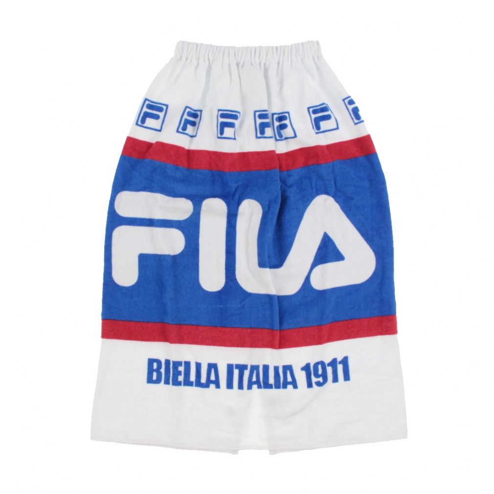 80cm丈綿巻きタオル(ブルー-FREE)