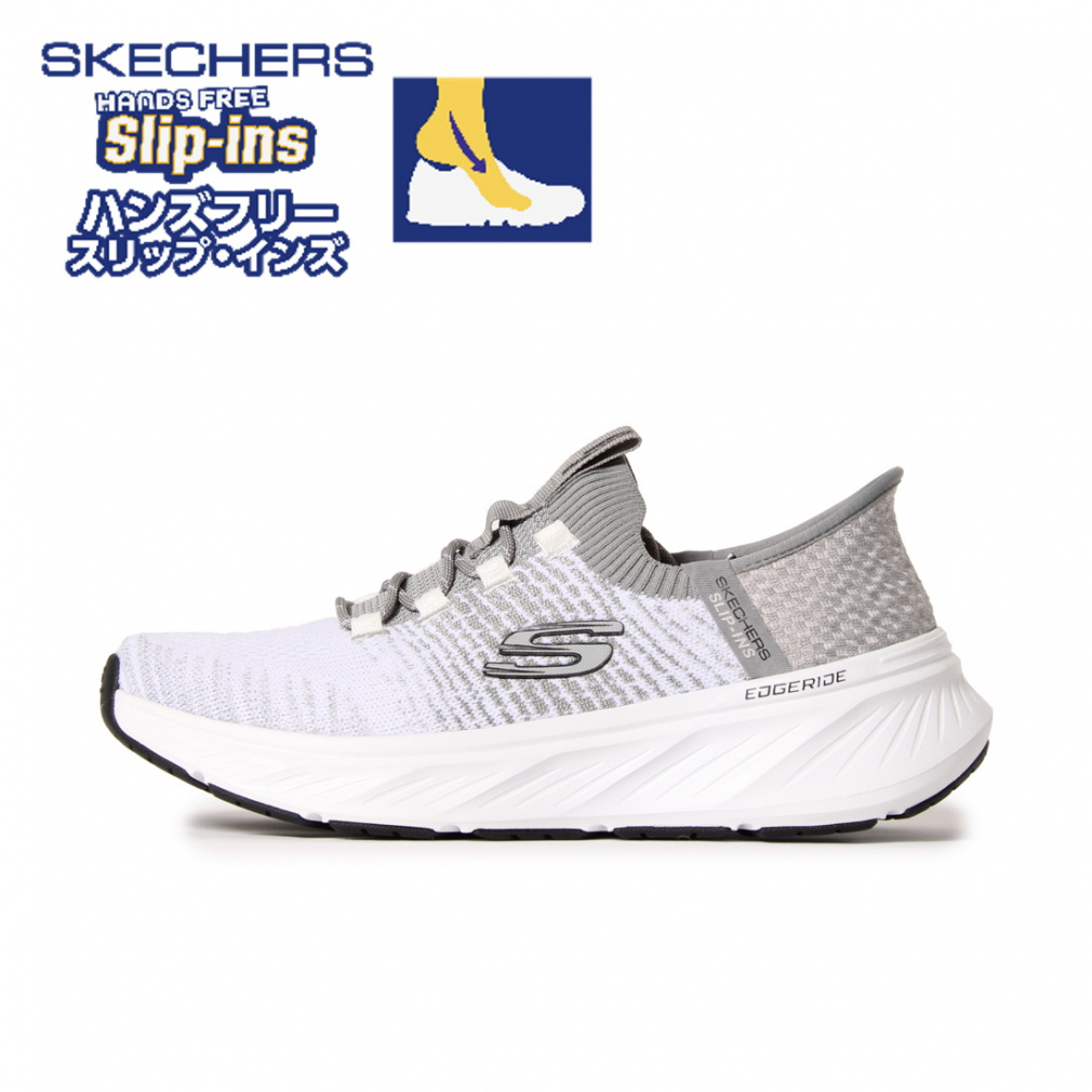 �X�P�b�`���[�Y EDGERIDE 232932 WGY �����Y �E�H�[�L���O�V���[�Y �X�j�[�J�[ �F �z���C�g×�O���[ SKECHERS imbkk