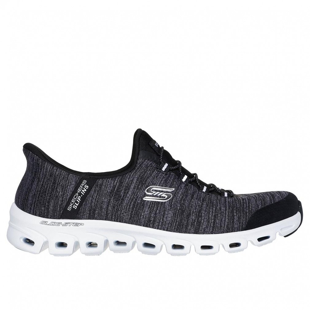XPb`[Y GLIDE-STEP - PEAK 104546W BKW fB[X EH[LOV[Y Xj[J[ AyEX|[cf| F ubN SKECHERS imbkk