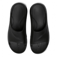 厚底コンフォートサンダルIII BK