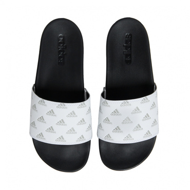 アディレッタ コンフォート サンダル(ホワイト×ブラック-23.5cm)