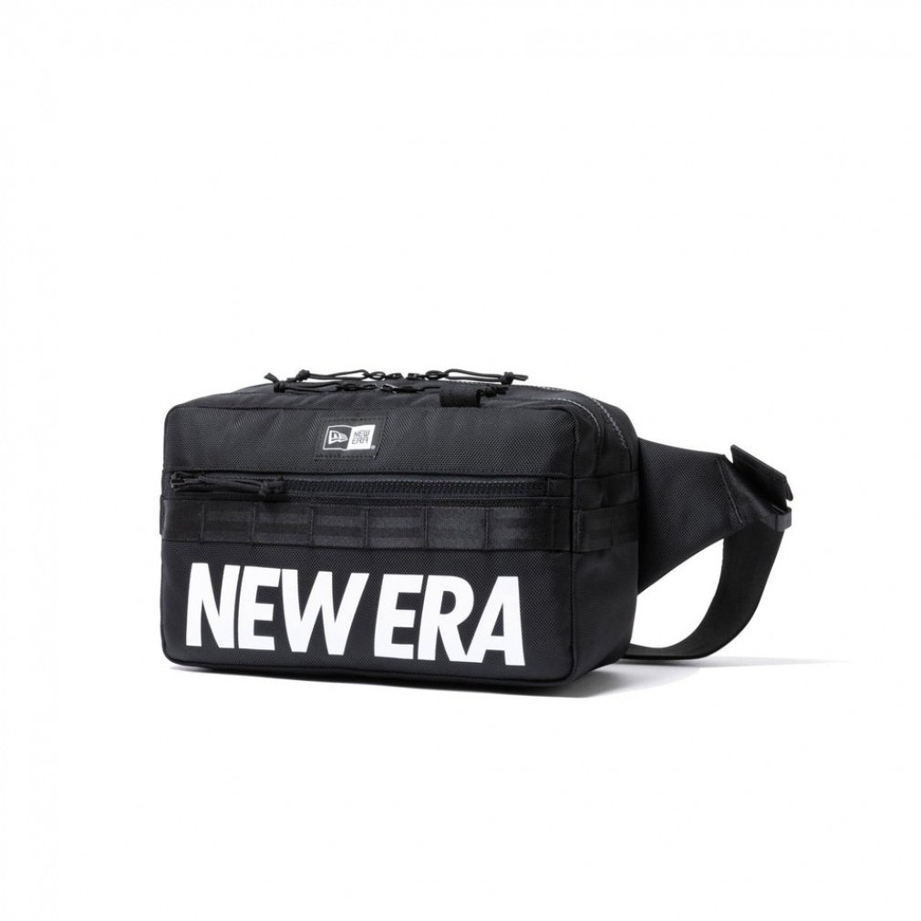 �j���[�G�� SQUARE WAIST BAG NELOGO BLK WHI 251 14521303 BLK �E�G�X�g�o�b�O NEW ERA