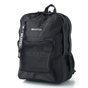 MILKFED. SQUARE MESH POCKET BACKPACK