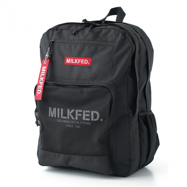 MILKFED. SQUARE MESH POCKET BACKPACK