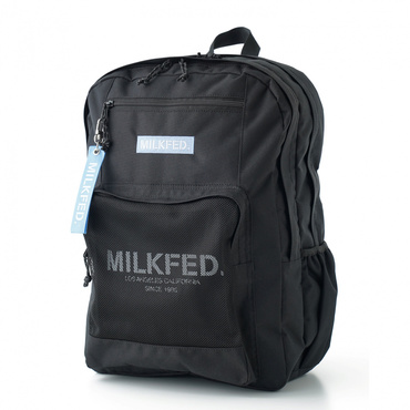 MILKFED. SQUARE MESH POCKET BACKPACK