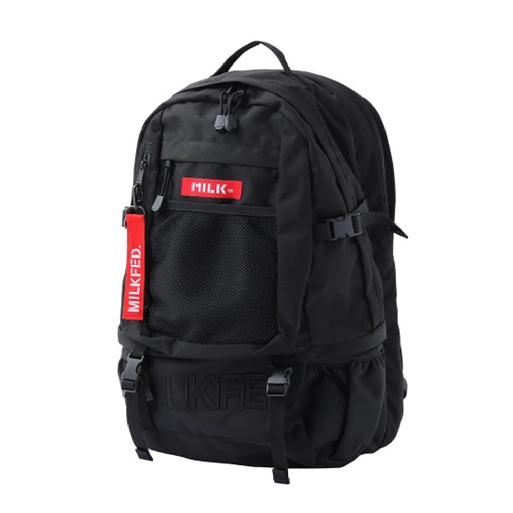 NEO EMBROIDERY BIG BACKPACK BAR RED 3192048 レディース バック