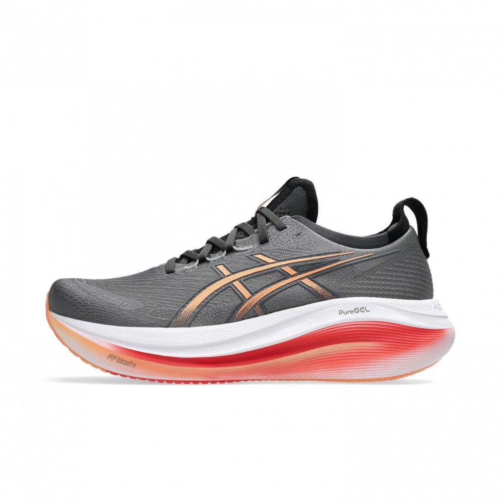 アシックス GEL-NIMBUS 27 EXTRA WIDE ゲルニンバス 27 エクストラワイド 1011B957 メンズ 陸上 ランニングシューズ 4E : グレー asics imbkk