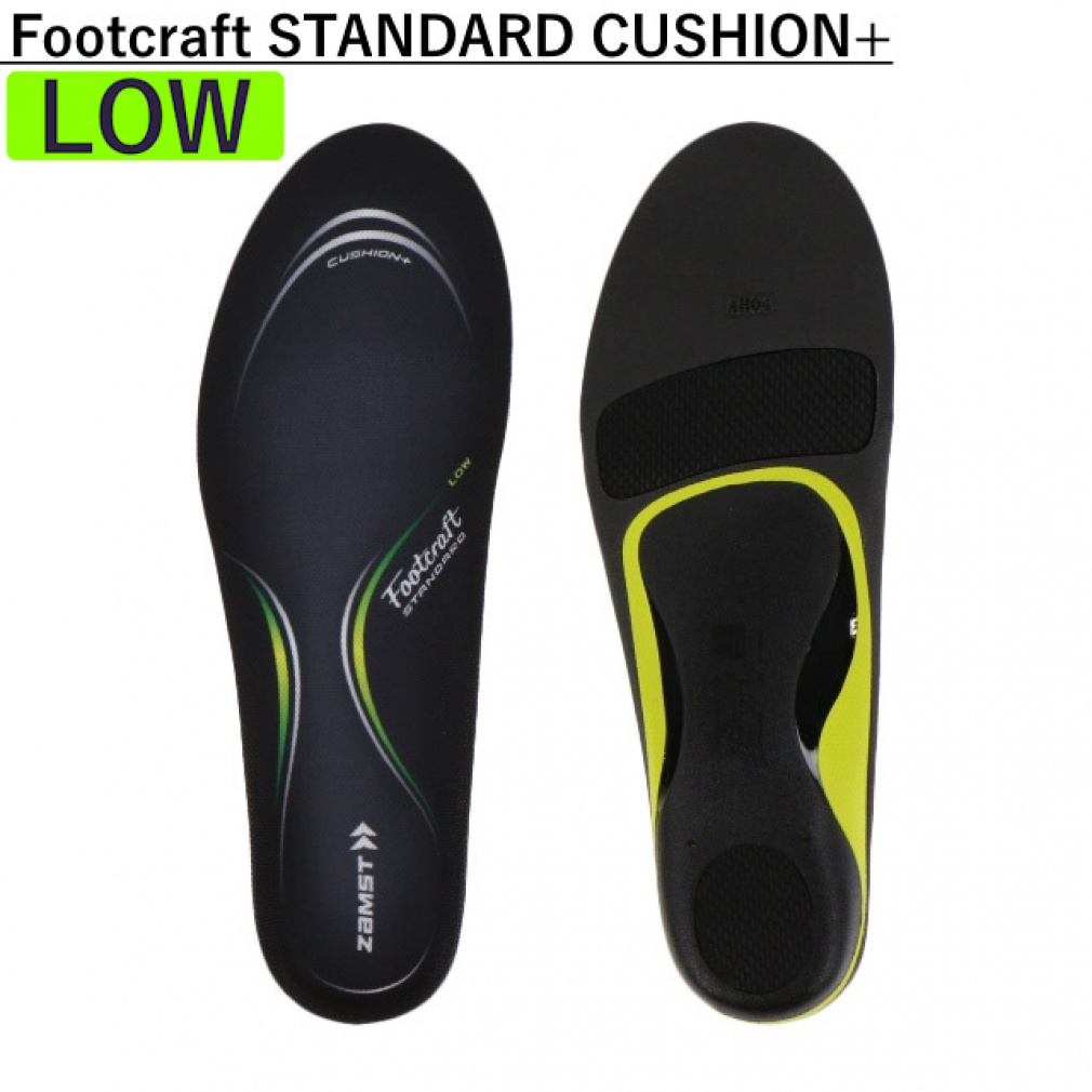 �U���X�g Footcraft STANDARD CUSHION+ �t�b�g�N���t�g�X�^���_�[�h�N�b�V�����v���X �A�[�`�^�C�v:LOW �C���\�[�� ���� ������ �y���܂� �T�|�[�g zamst