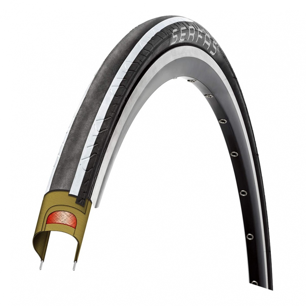 サーファス セカ 700X28C 728042 バイシクル タイヤ : ホワイト/ブラック SERFAS