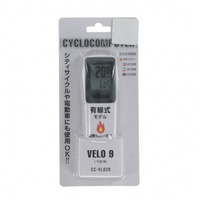 キャットアイ VELO9 CC-VL820 バイシクル スピードメーター : ブラック キャットアイ VELO9 CC-VL820 バイシクル スピードメーター : ブラック