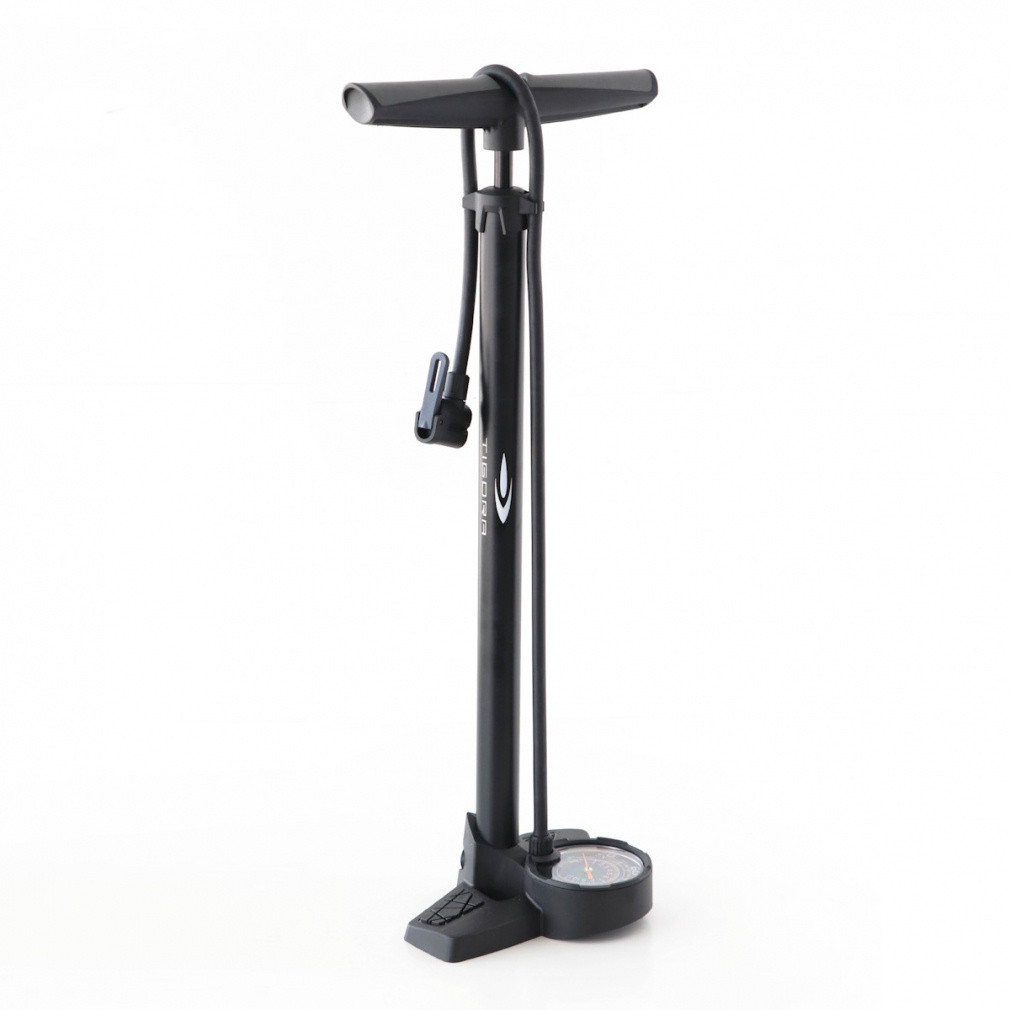 高気圧フロアポンプ/11気圧/大柄空気圧ゲージ/仏・英・米対応バルブ