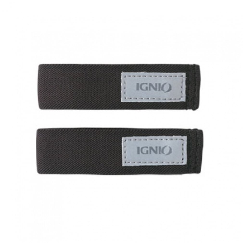 プロテクター 裾止めバンド 両足用(ブラック-FREE)