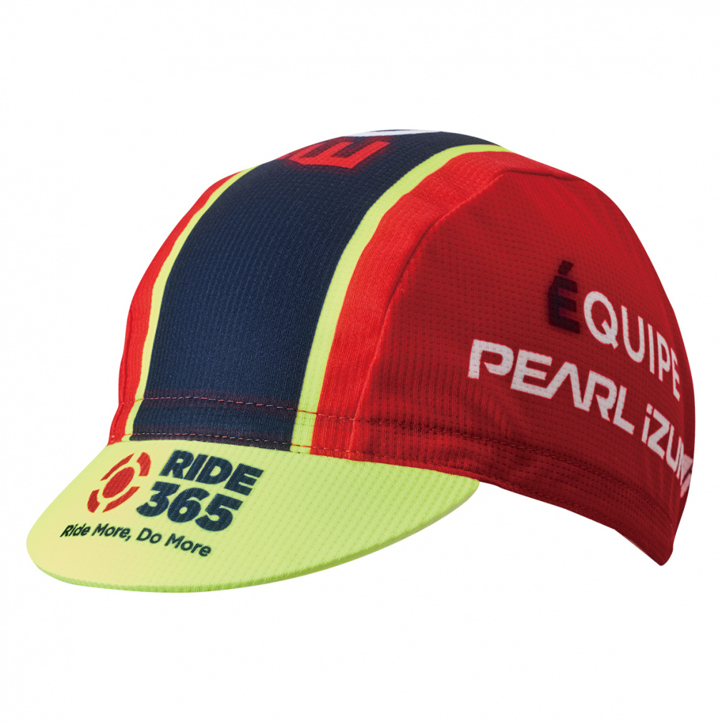 プリント サイクル キャップ(イエロー×レッド-FREE)