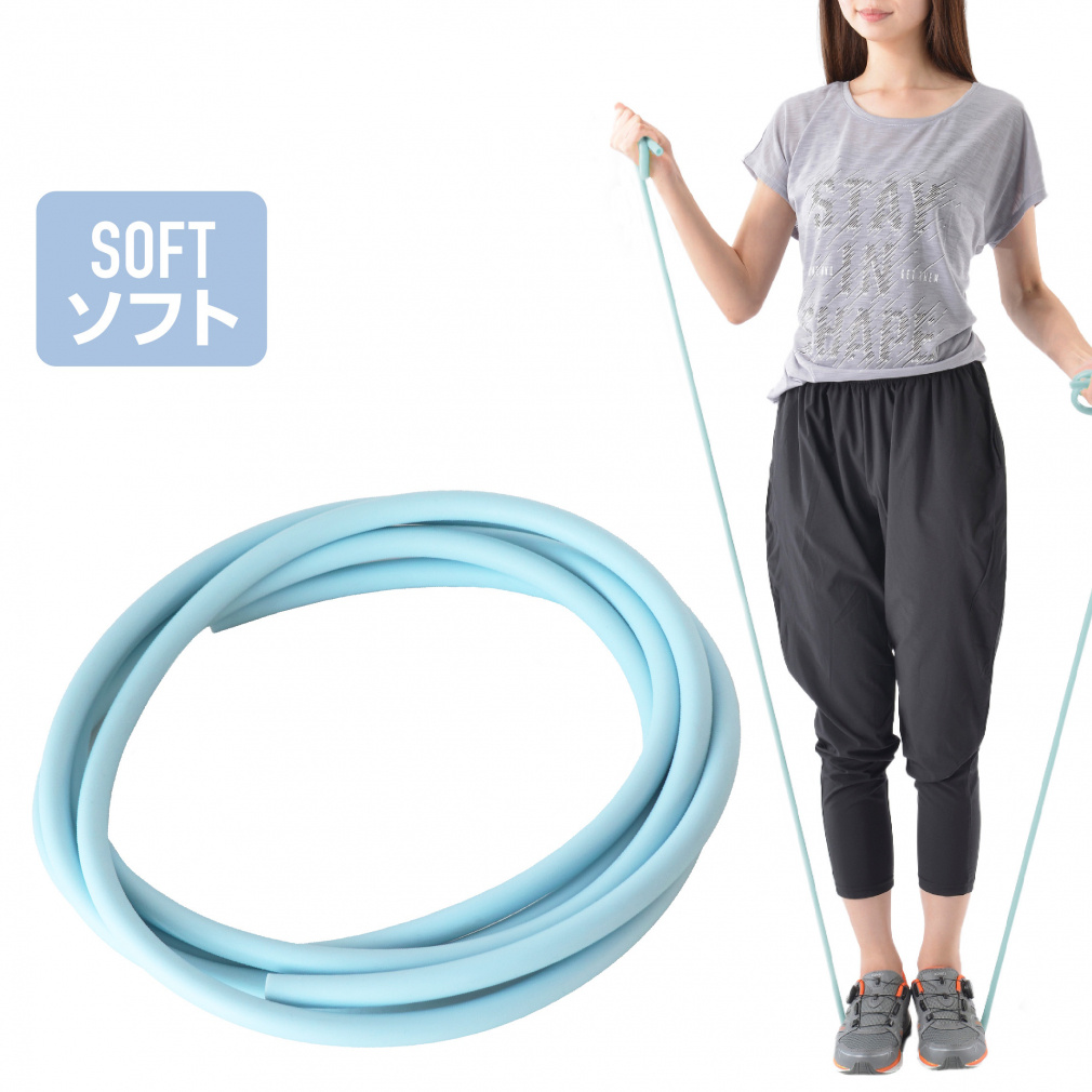 ティゴラ エクササイズチューブ ソフト チューブバンド 準備運動 全身