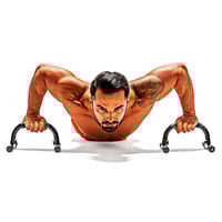 大胸筋を大きく動かす腕立てバー｜Alpen Online