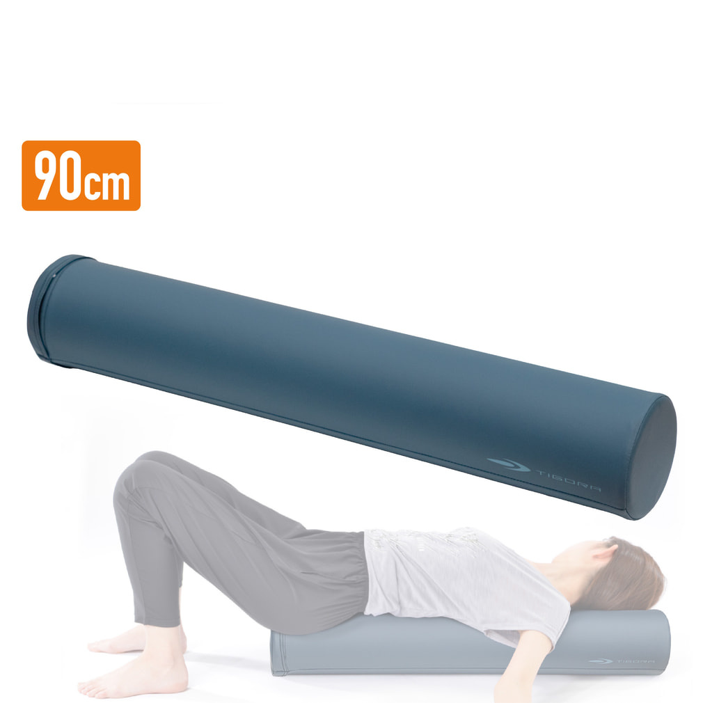 【未使用級】Doctor Pole ドクターポール ストレッチポール　グレー ティゴラ ストレッチポール リラックスポール カバー付 EPP 90cm