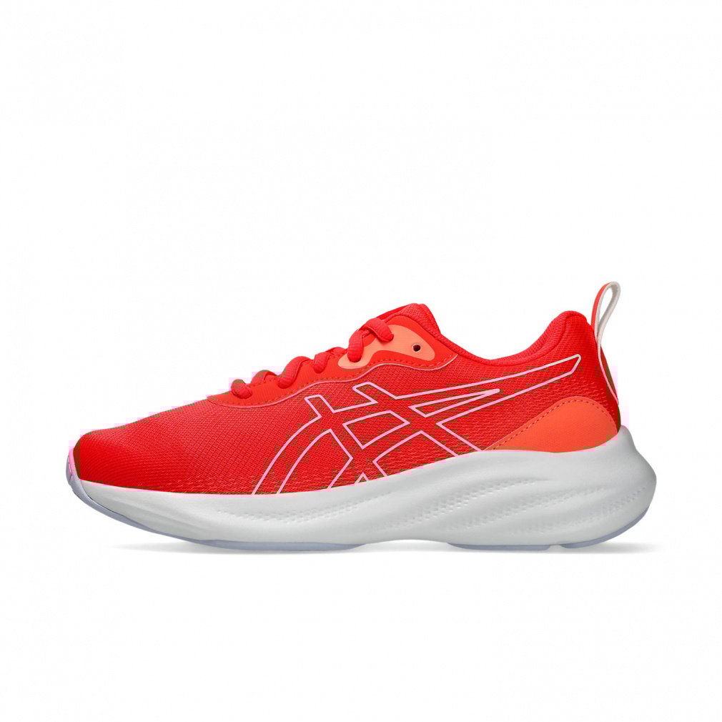 アシックス レーザービーム LAZERBEAM MO 1154A212 600 ジュニア キッズ 子供 スニーカー : フラッシュレッド×ホワイト asics