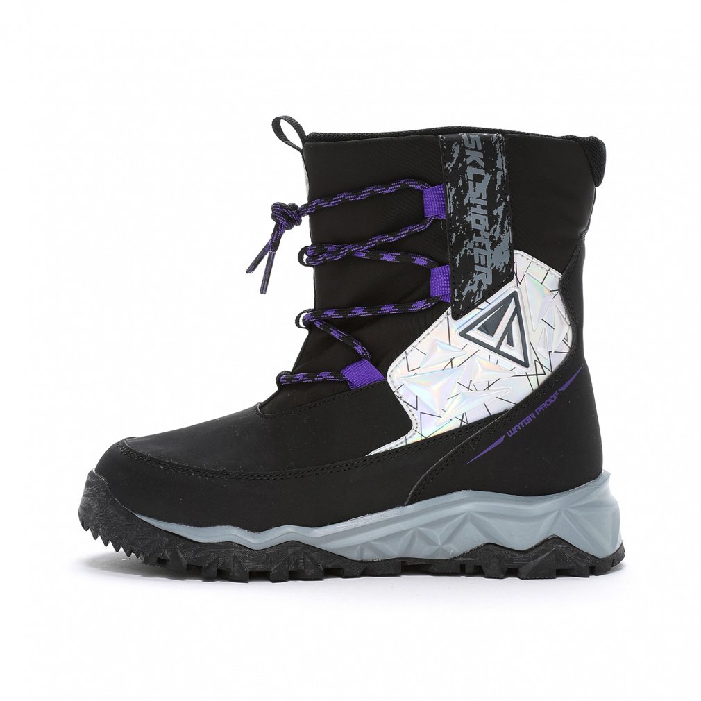 ムーンスター SK WP0052 ブラック 13662676 7 キッズ ウィンター