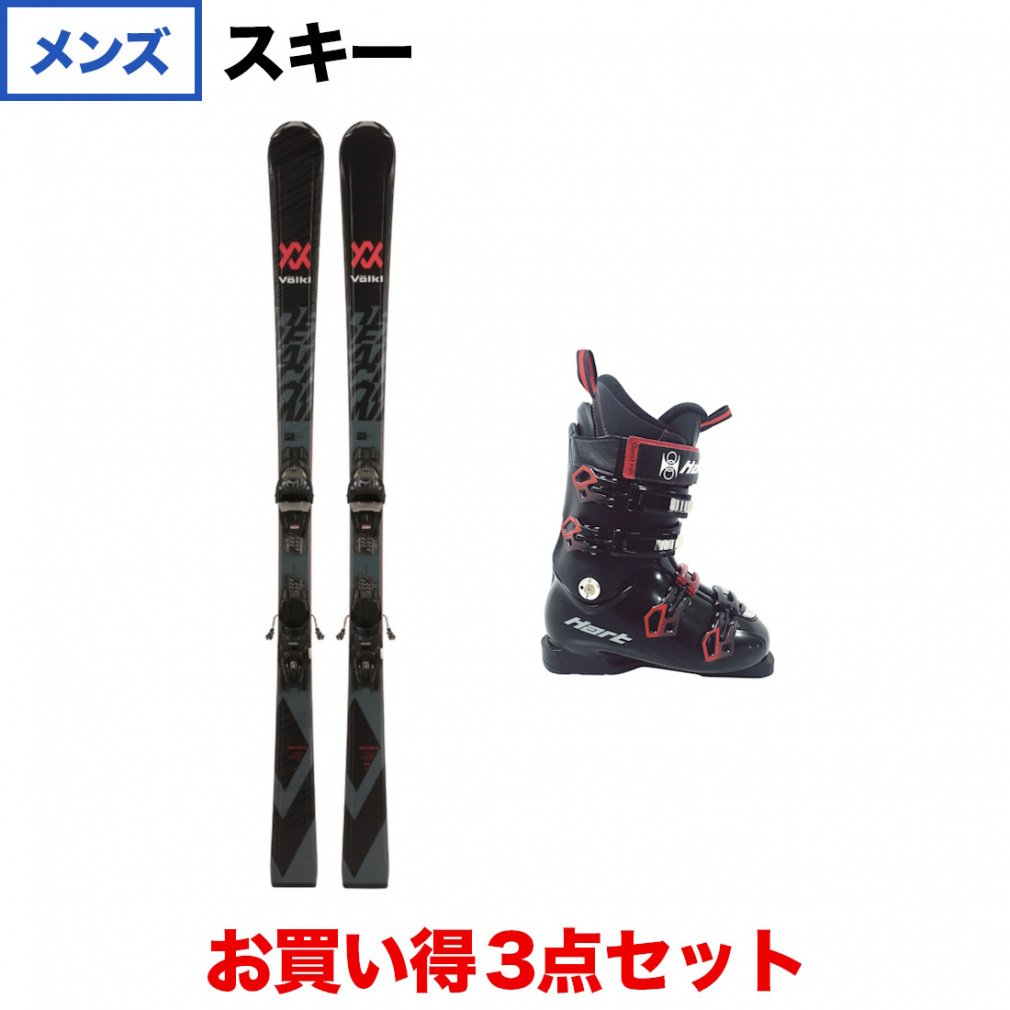 フォルクル DEACON X Vmotion GW & HART QUEST HP4B 4バックル 板+ビンディング+ブーツ セット メンズ スキー VOLKL