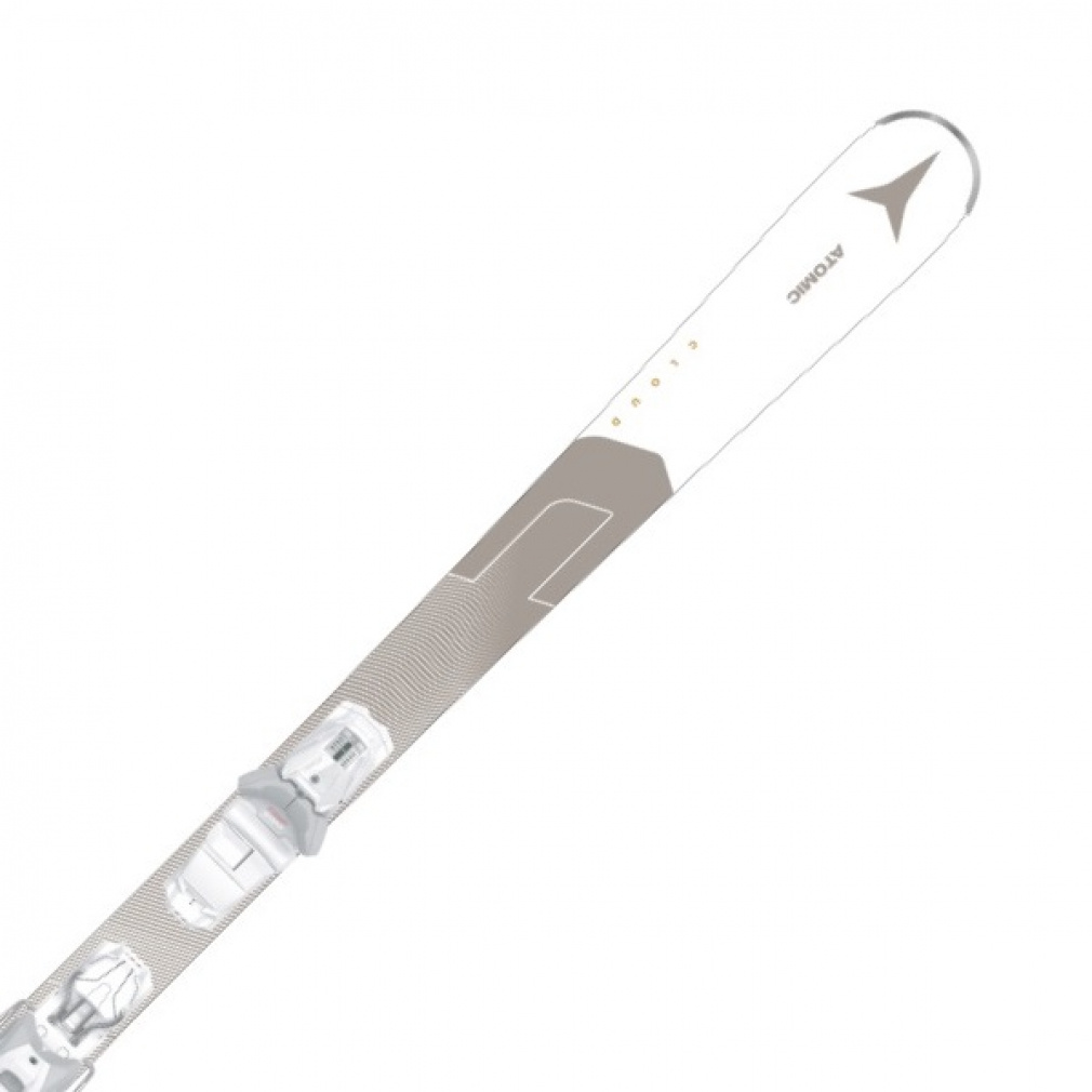 Atomic Cloud スキー ホワイト/マルチカラー ポール付き Atomic Cloud スキー ホワイト/マルチカラー ポール付き Atomic