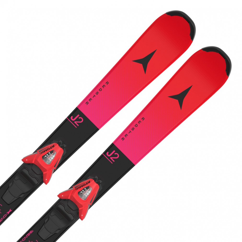 アトミック REDSTER J2 100-120 + C 5 GW_AASS03644 25-26年モデル ジュニア キッズ 子供 スキー 板 ビンディング付き : レッド×ブラック ATOMIC