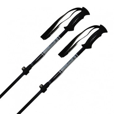 AL-AJS 伸縮 アルミ スキー ストック ブラック