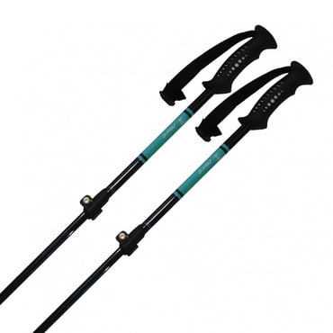 AL-AJS 伸縮 アルミ スキー ストック ターコイズブルー