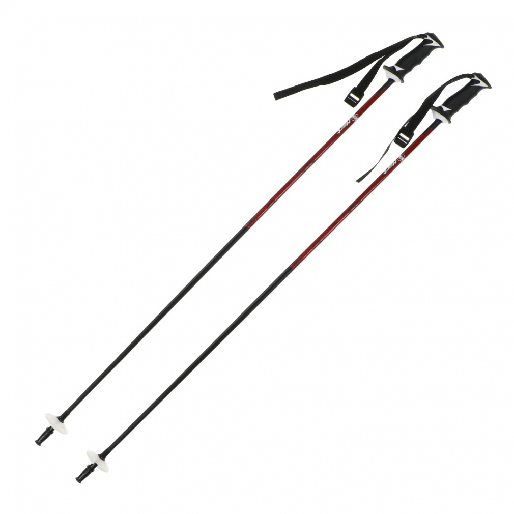 ハート スキーポール カーボン 5053015513 メンズ スキー ポール : ブラック×レッド HART