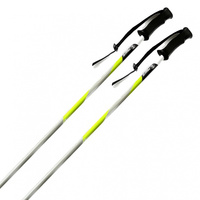 ハートクエスト スキーポール ホワイト×イエロー