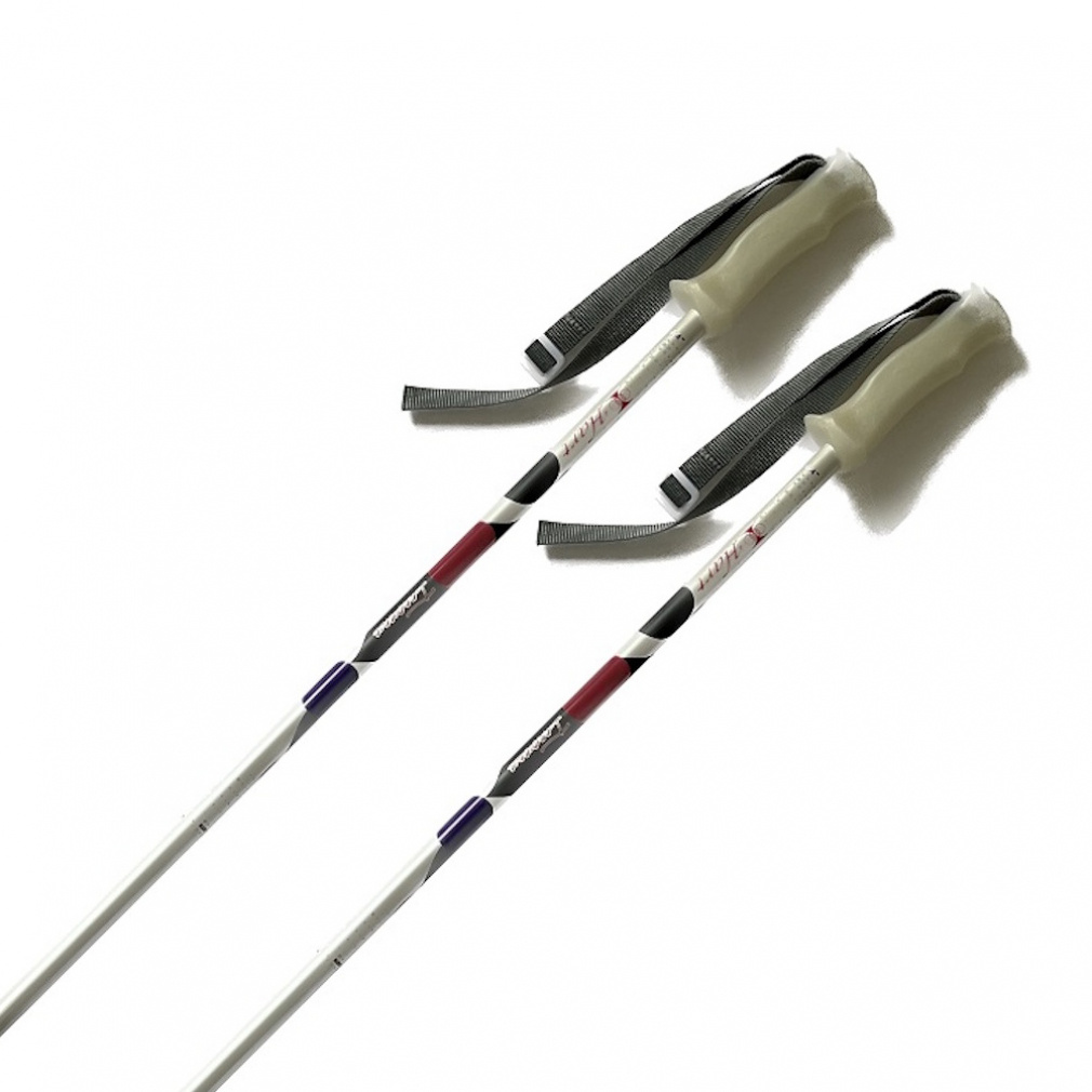 ハート イノセンス レディース スキー ポール : ホワイト×グレー HART