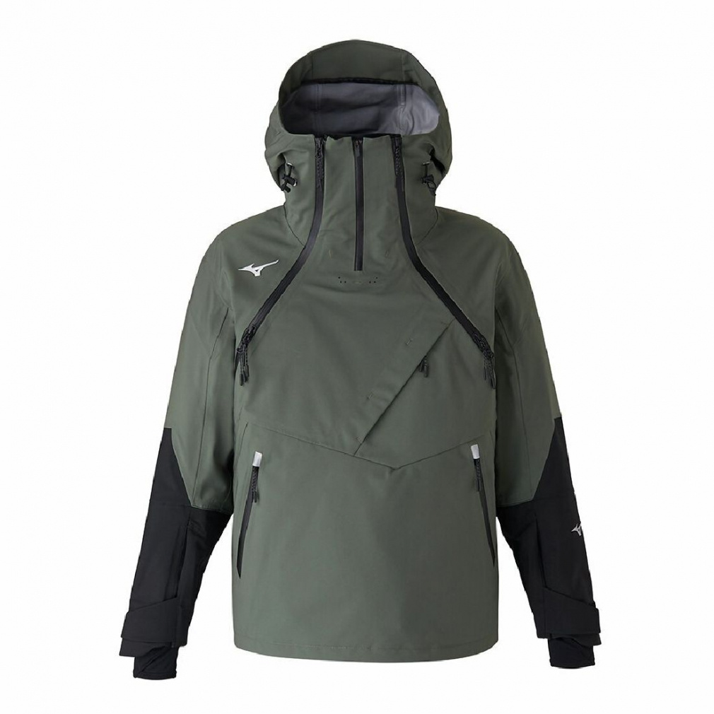 ~Ym Y XL[ WPbg FREE SKI SHELL PULL OVER PARKA Z2MEB33064 F ObVsN MIZUNO