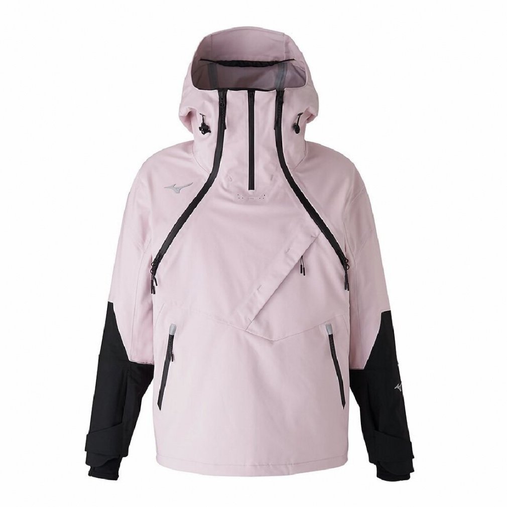 ~Ym Y XL[ WPbg FREE SKI SHELL PULL OVER PARKA Z2MEB33064 F ObVsN MIZUNO