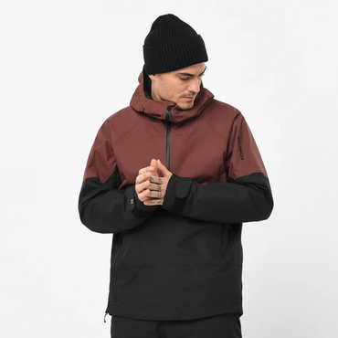トランスファー アノラック TRANSFER ANORAK M(ボルドー×ブラック-M　ユニセックス)
