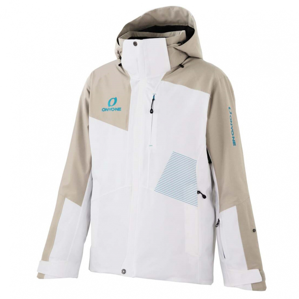 ONYONE OUTER JACKET_DEMO TEAM(ホワイト×サンド-M　ユニセックス)