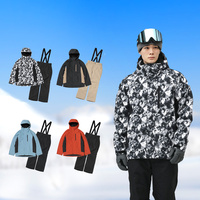 ファブリス メンズ スキー ウェア上下セット ユニ スノーウェア上下