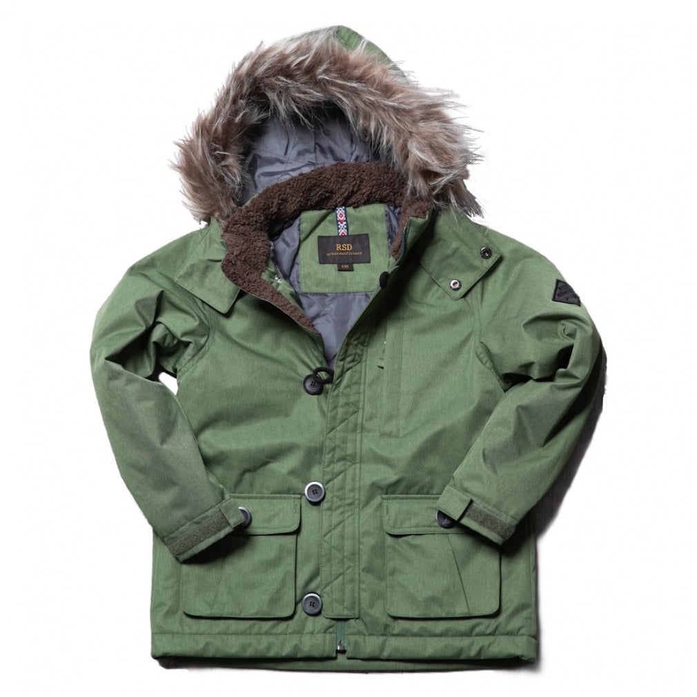 KIDS W/P JACKET_RESEEDA(オリーブ-120cm)