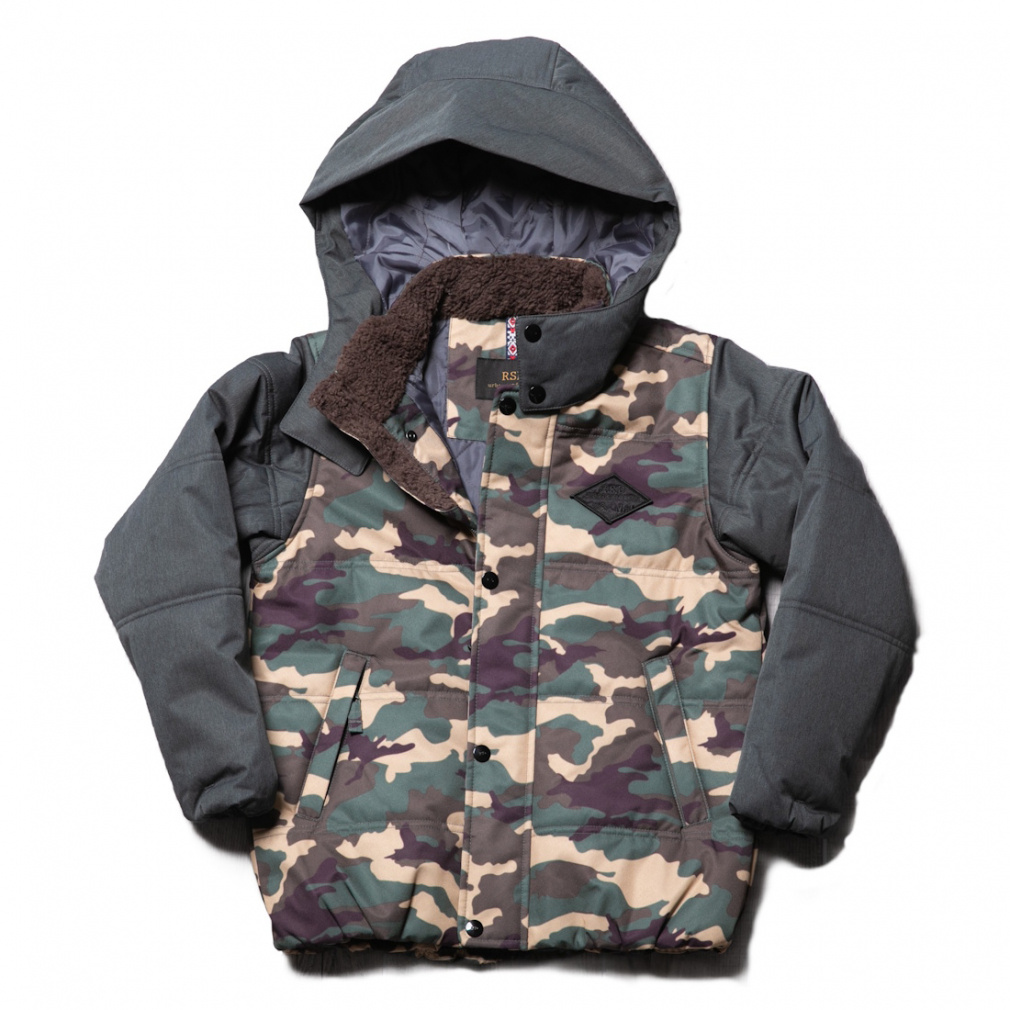 KIDS PADDING JACKET_RESEEDA(グレッシュグリン-120cm)