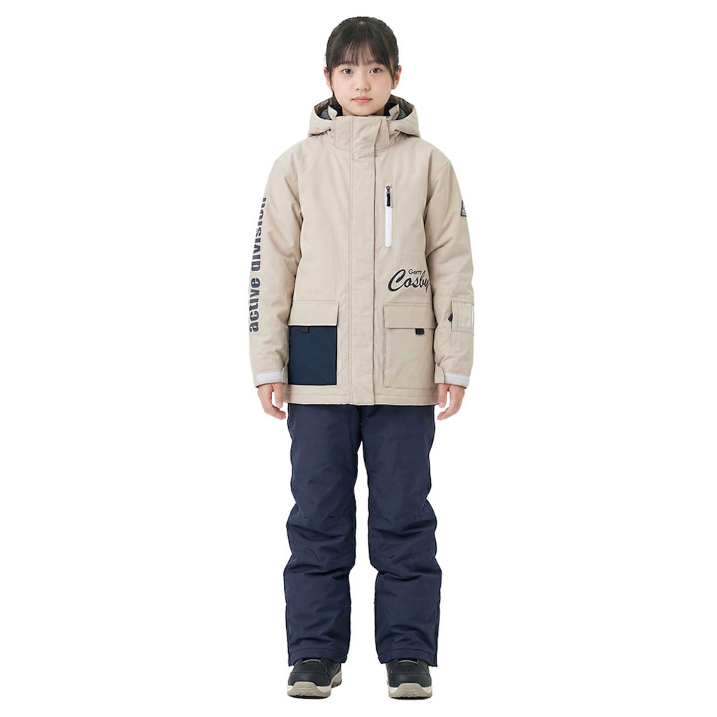 コスビー ジュニア キッズ 子供 スキー ウェア上下セット ガールズ