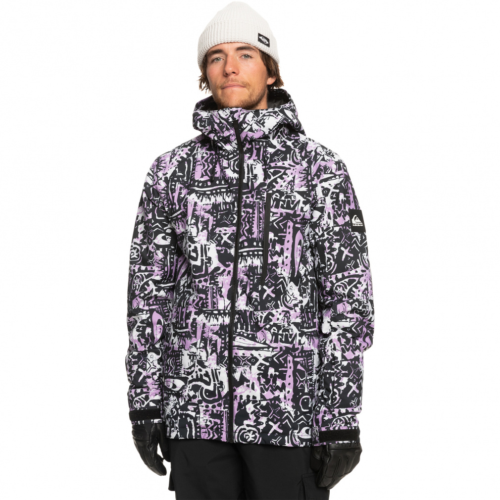 クイックシルバー メンズ スノーボード ジャケット MISSION PRINTED NP