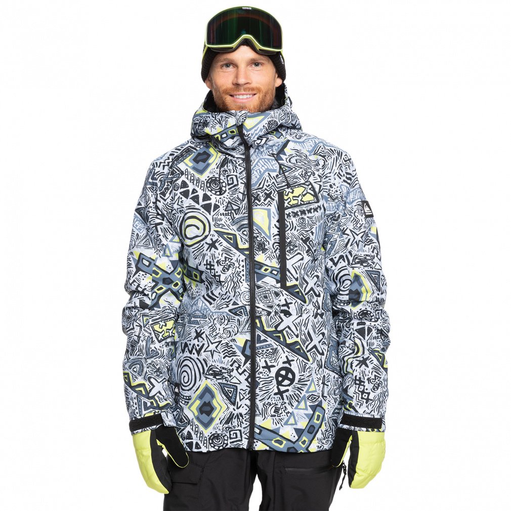 クイックシルバー メンズ スノーボード ジャケット MISSION PRINTED NP JK EQYTJ03476 QUIKSILVER