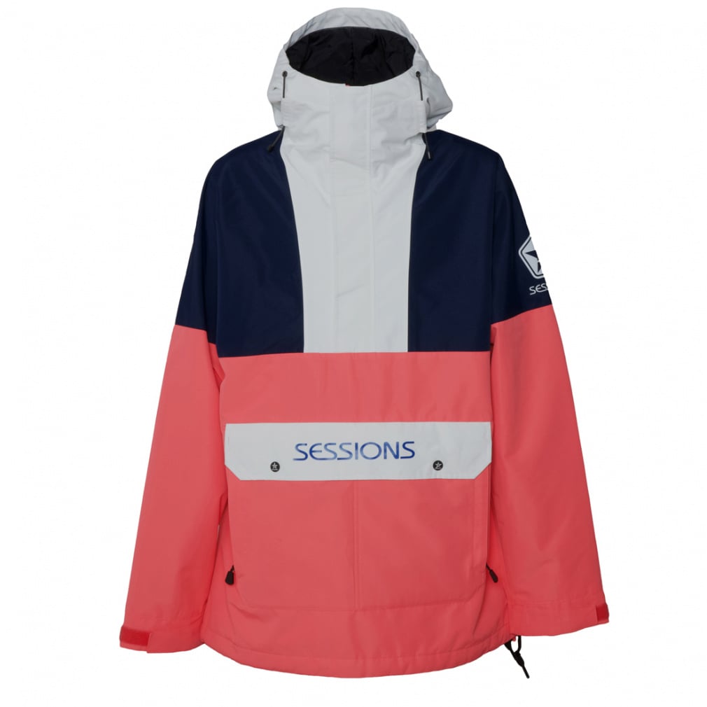 セッションズ メンズ スノーボード ジャケット CHAOS PULLOVER JACKET