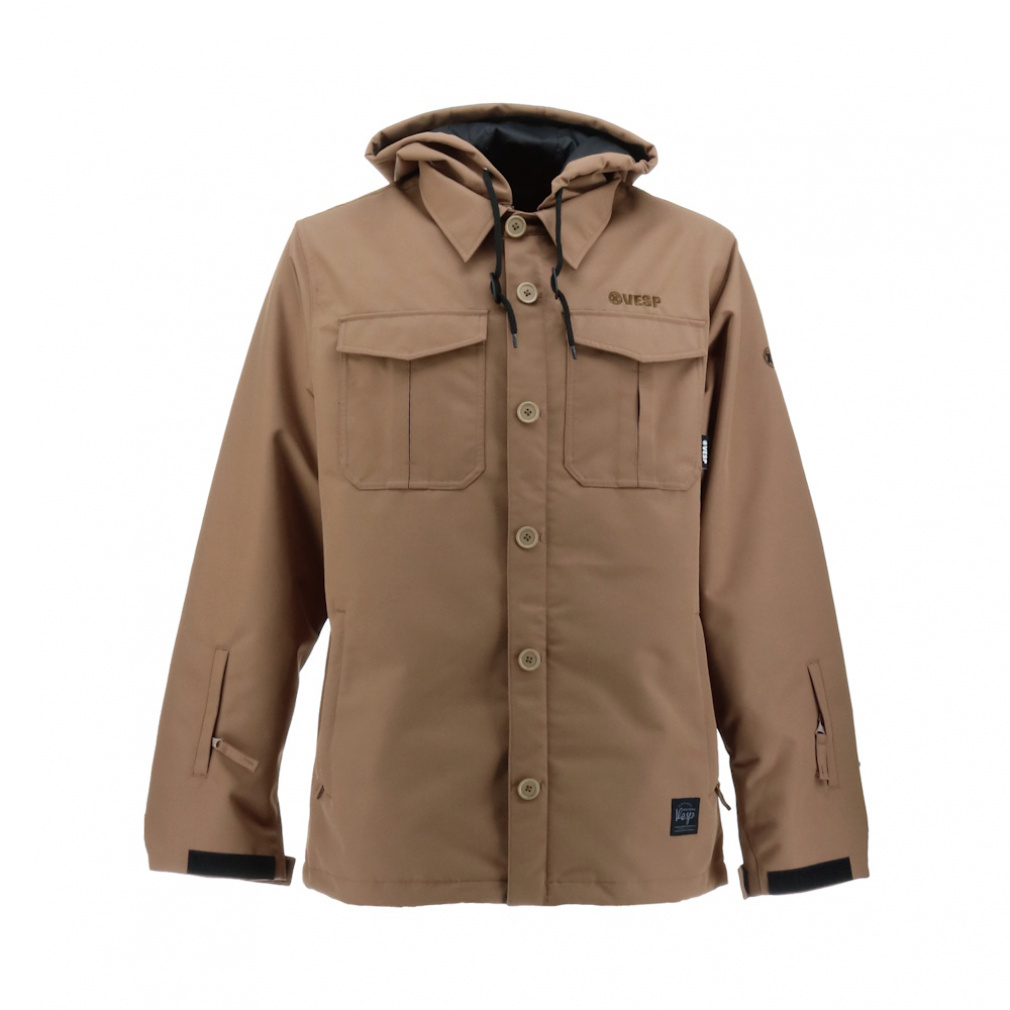 ベスプ メンズ スノーボード ジャケット TWOWAY MILITALY SHIRTS