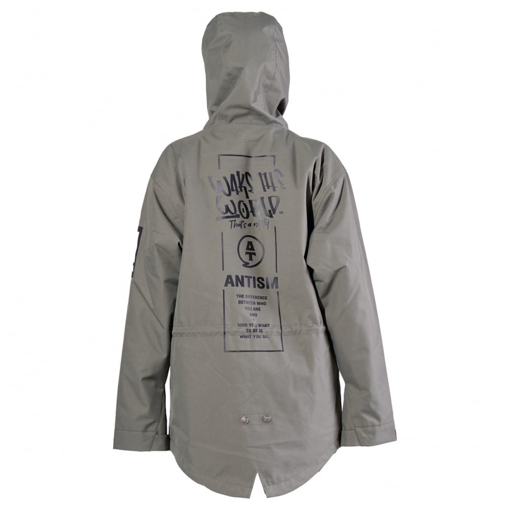 SNOWBOARD JACKET スノーボード ジャケット(カーキ-S)