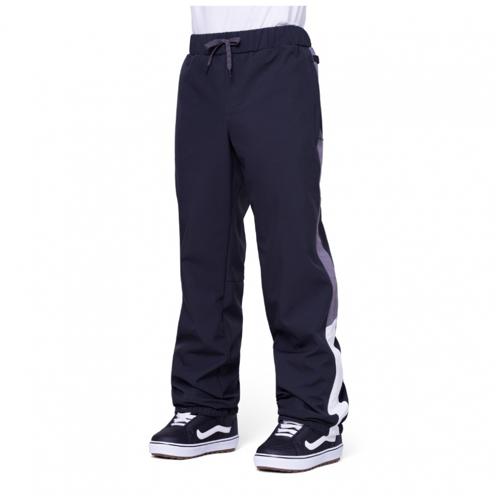 シックスエイトシックス メンズ スノーボード パンツ WATERPROOF TRACK PANT M2WCST05 : ブラック 686