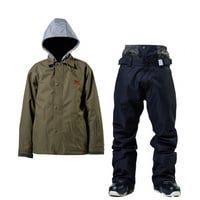 アンティズム メンズ スノーボード 上下セットウェア スノーボード