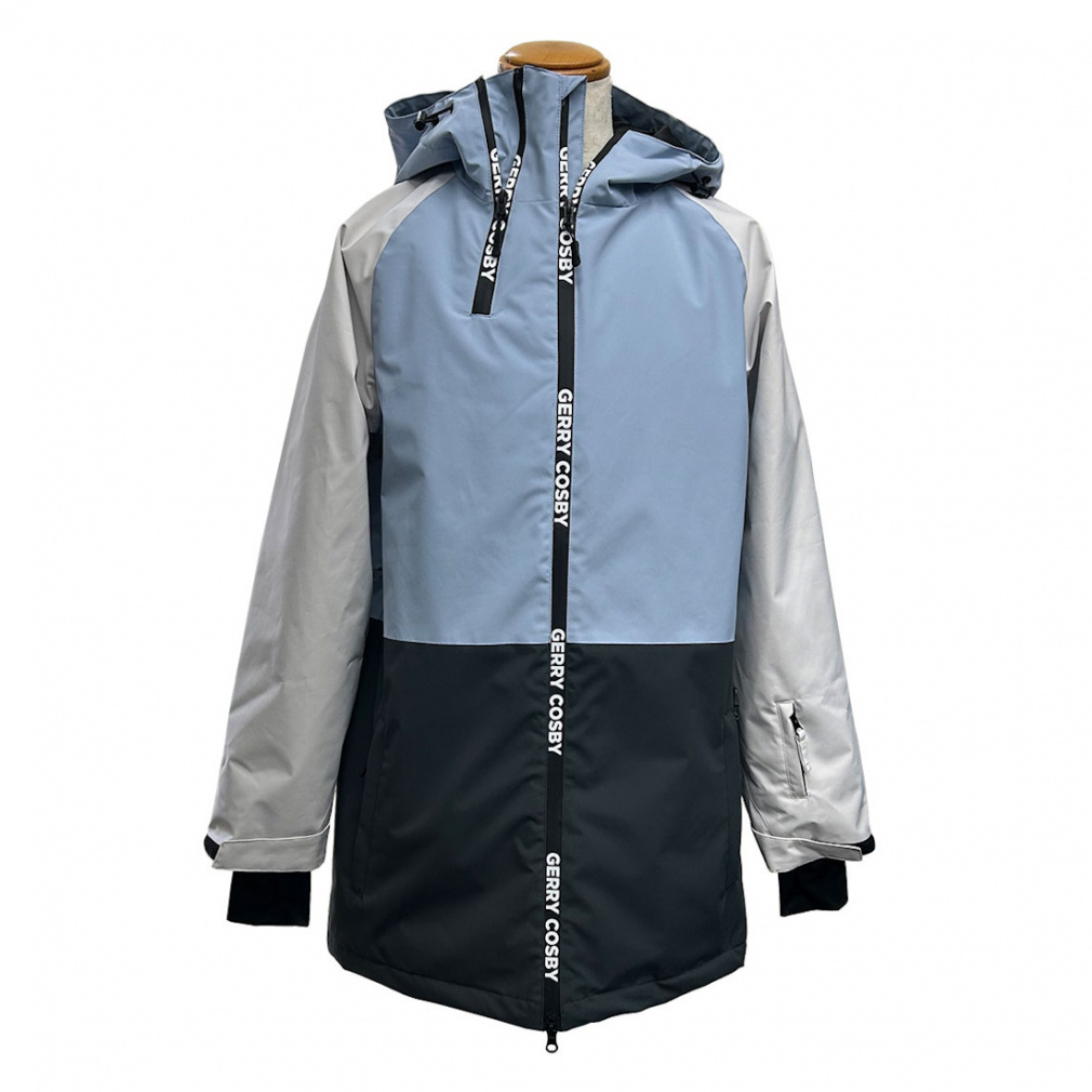 スノーボードジャケット 撥水黒/グレー/青Lサイズ スノーボード ジャケット｜Alpen Online